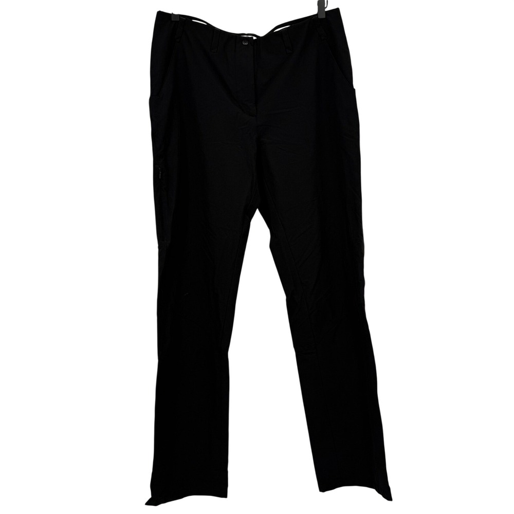 Rohan Hiking Pants Womens 14L Black Technical Outdoor Travel Straight Leg Pant